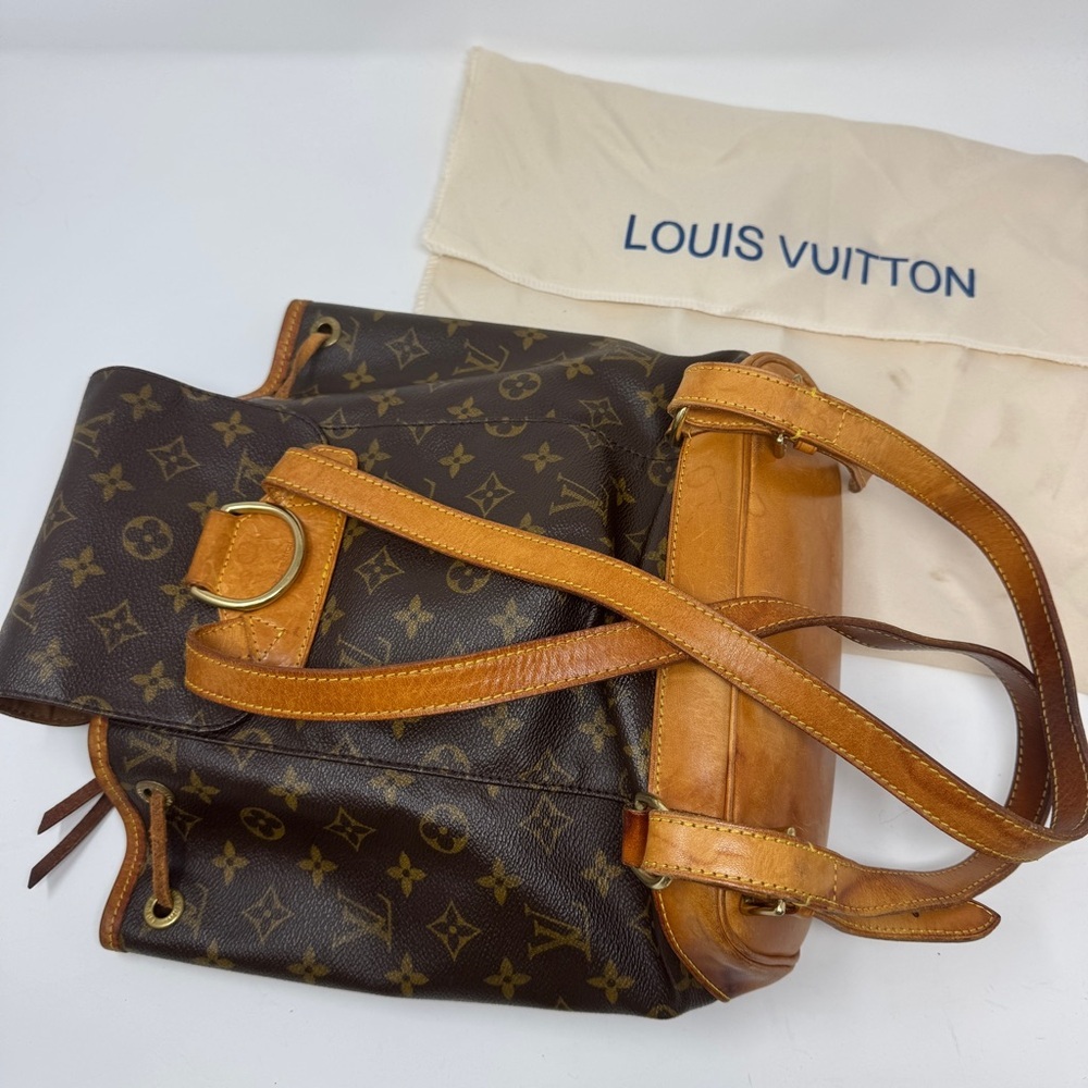 Louis Vuitton Monogram Canvas Montsouris Backpack MM Brown - Picture 14 of 16